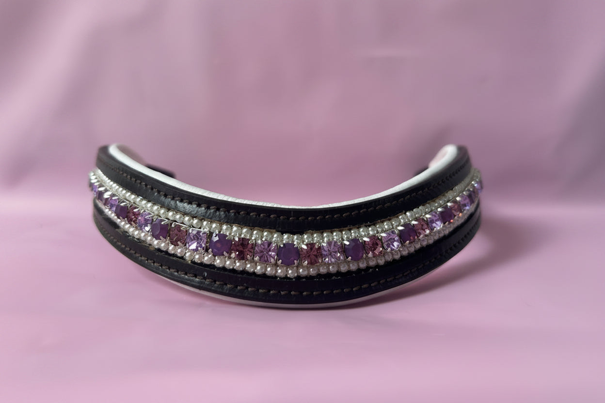 White padded browband