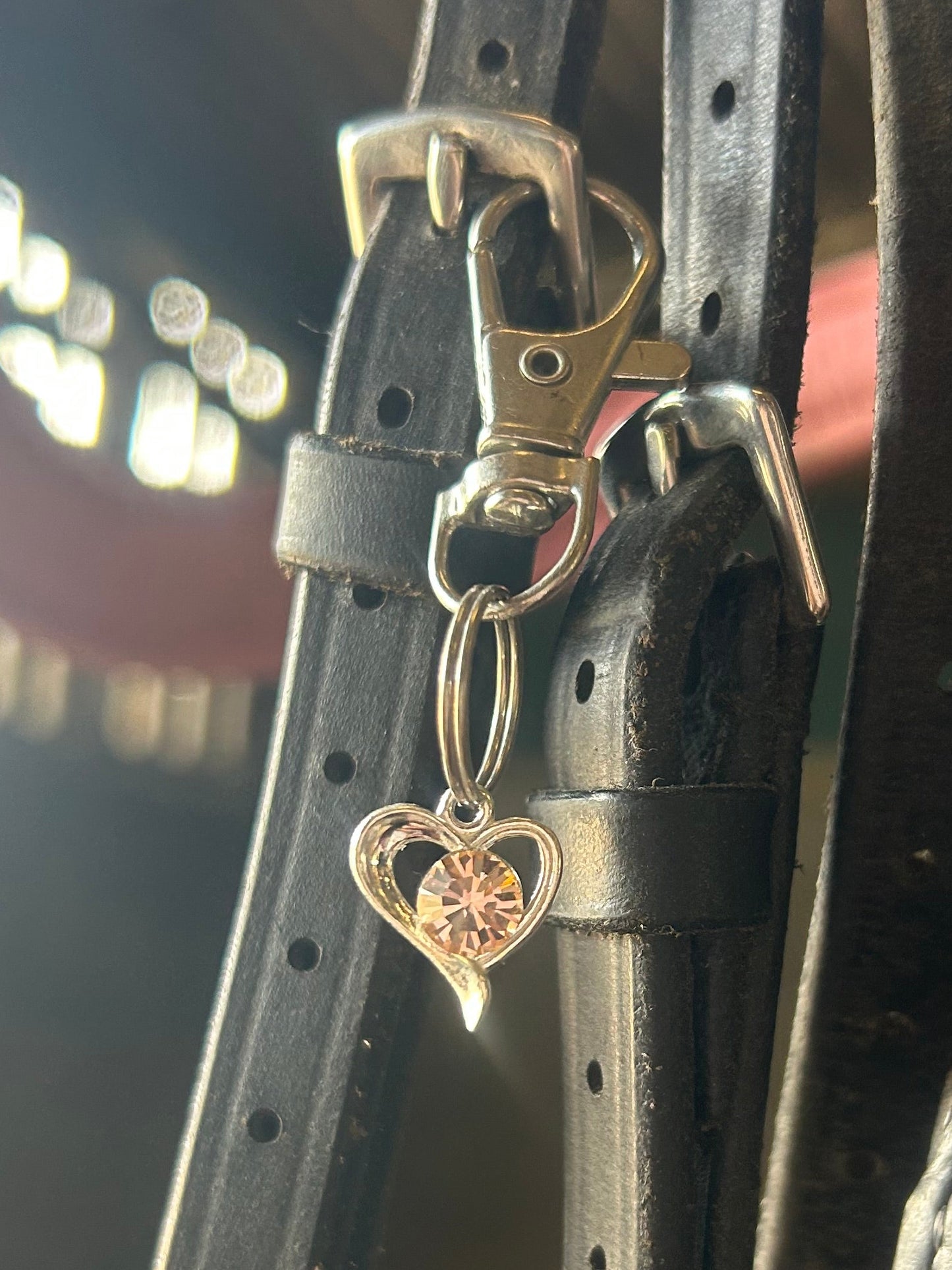 Sterling silver heart charm