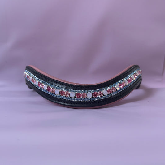 Pink padded browband