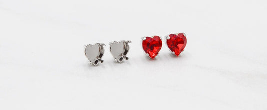 Twinkly heart earrings (pre order)