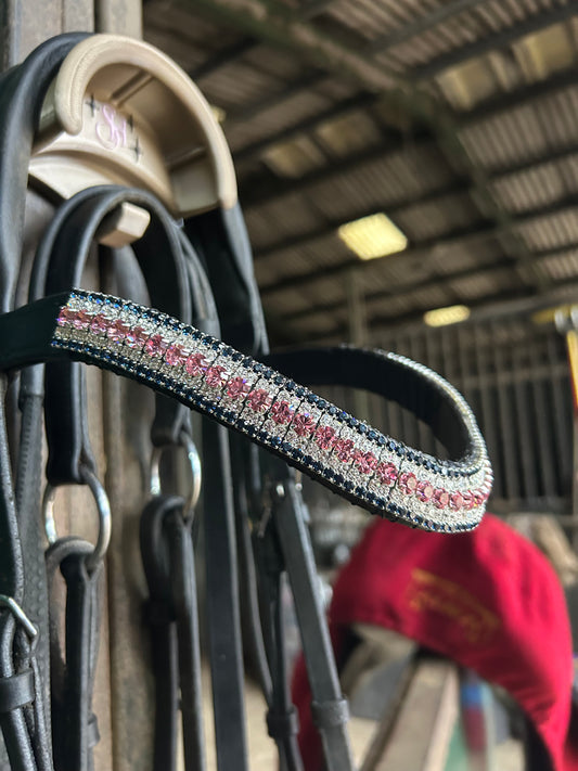 5 row custom browband