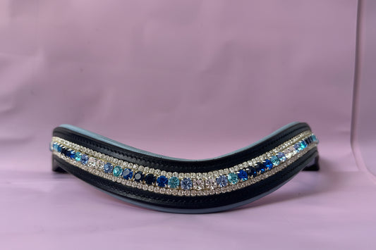 Baby blue padded browband