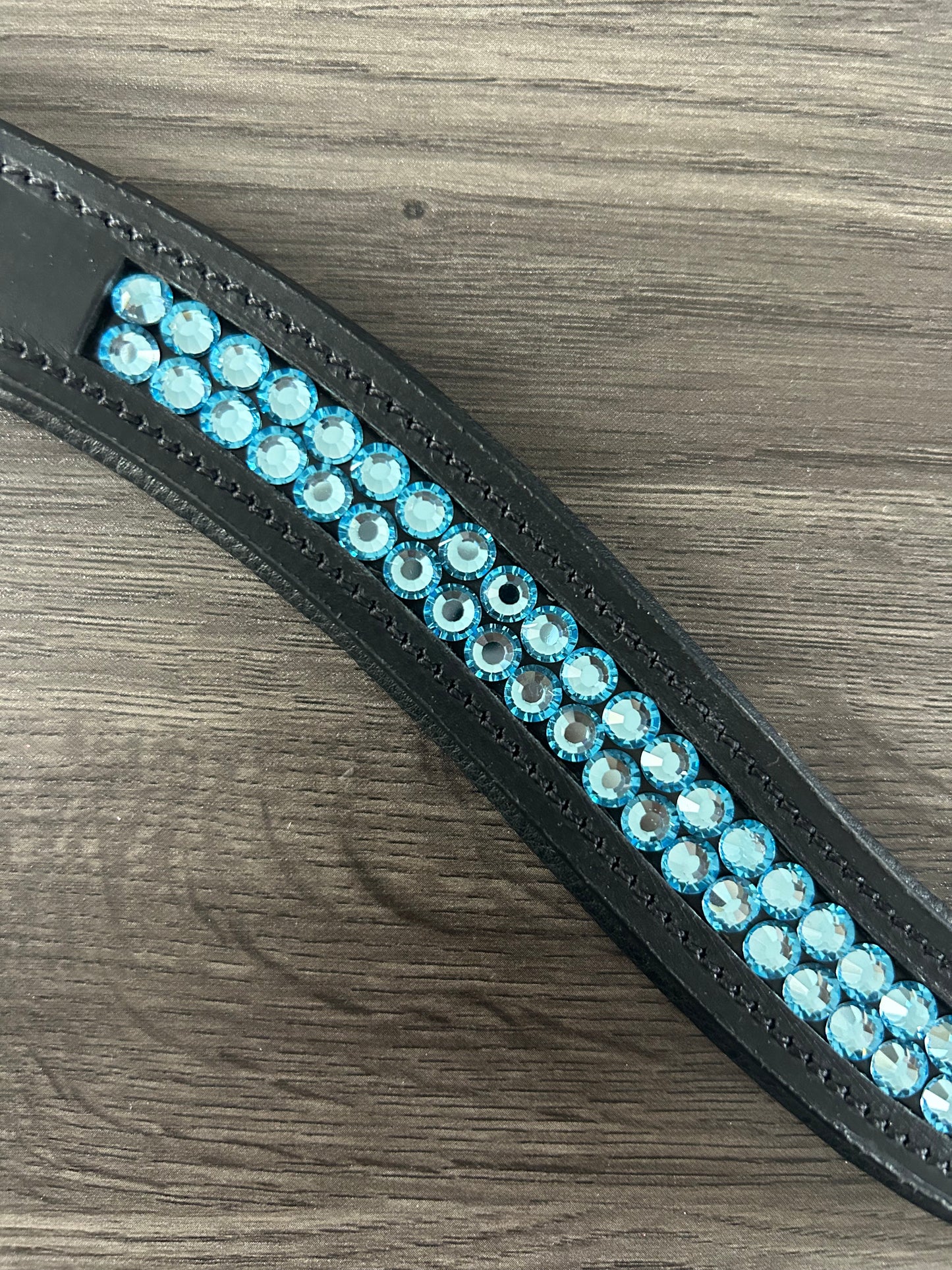 NEW double diamond drop browband